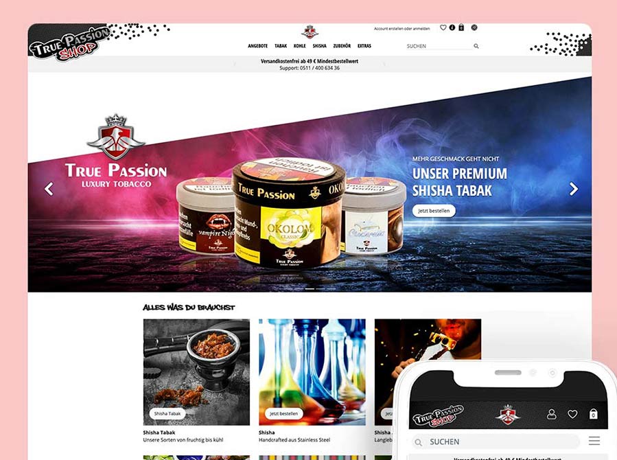 Webshop Entwicklung Hannover