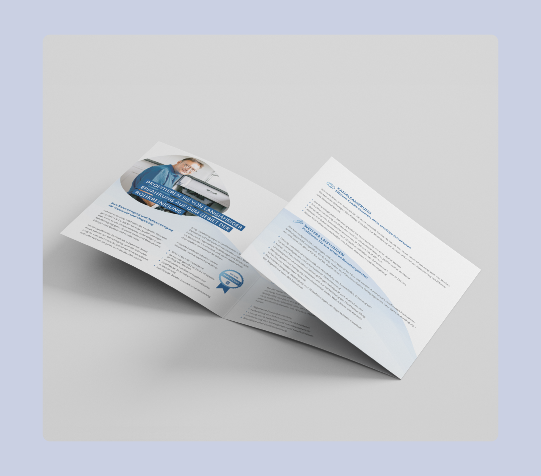 Heitbreder Rohrreinigung Flyer