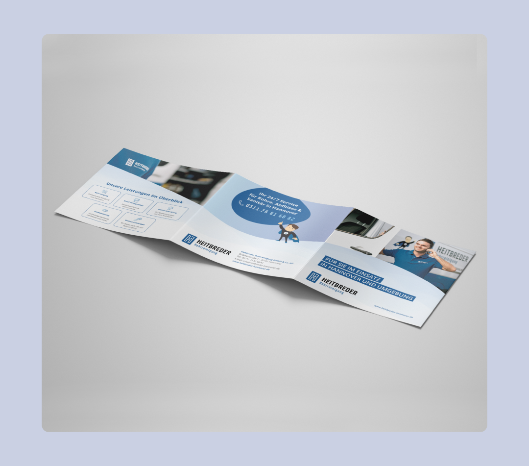 Heitbreder Rohrreinigung Flyer