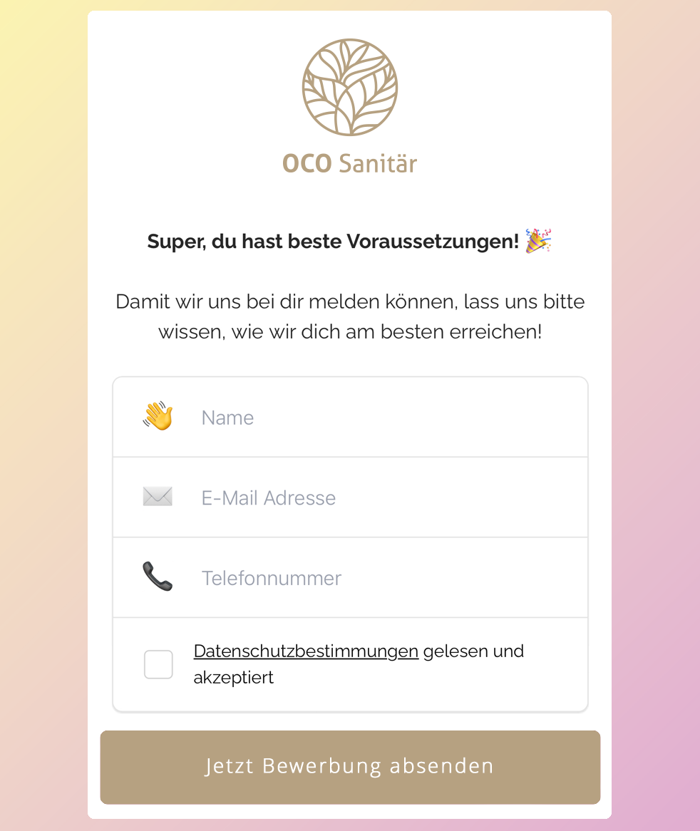 Social Media Recruiting Funnel Hannover