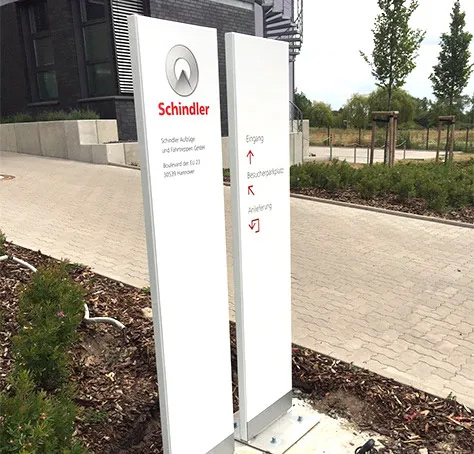 Unternehmensschild Hannover