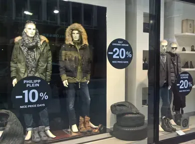 Schaufensterbeschriftung Hannover